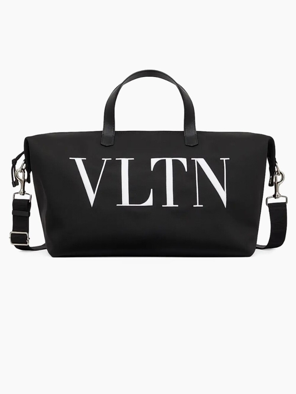 Authentic Valentino Garavani VLTN Logo Strapped Tote Travel Bag